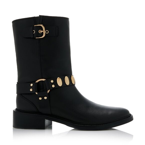 Freda Salvador Shoes - FRĒDA SALVADOR Aeri Leather Moto Boots - Never Worn